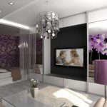 غرفة المعيشة غرفة نوم التقسيم