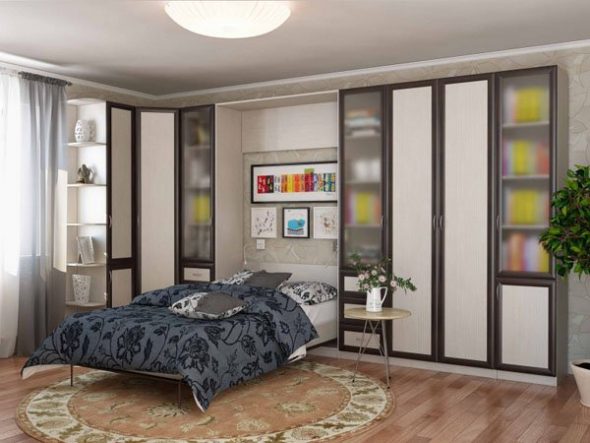 ارفع سرير مع أريكة