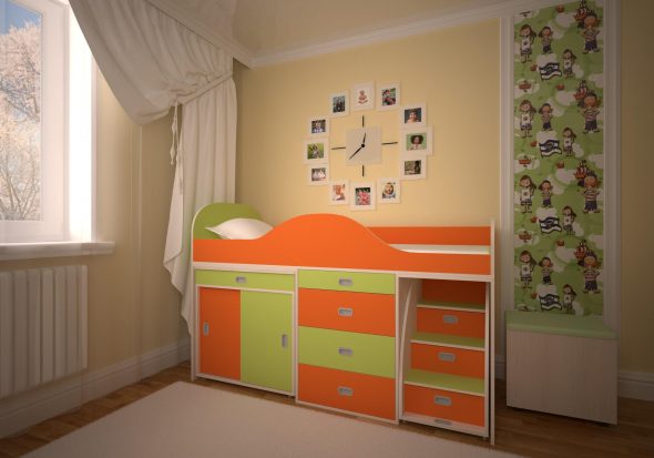 مخطط التجمع السرير العلوي