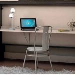 طاولة السرير المحولات اللون الداكن