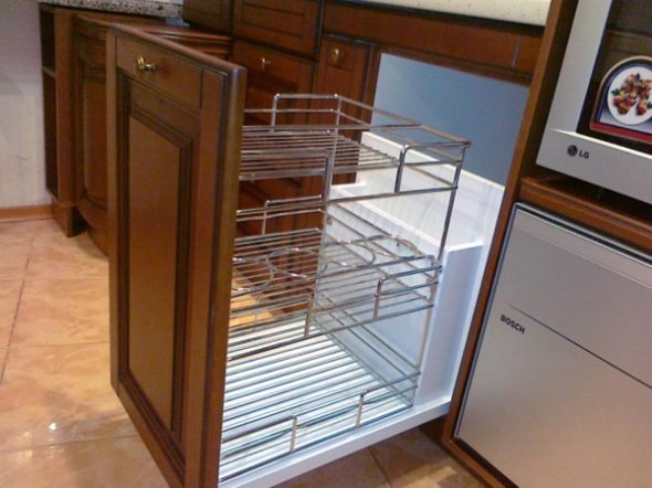 حامل زجاجة واسعة