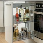 حامل زجاجة واسعة من مستويين