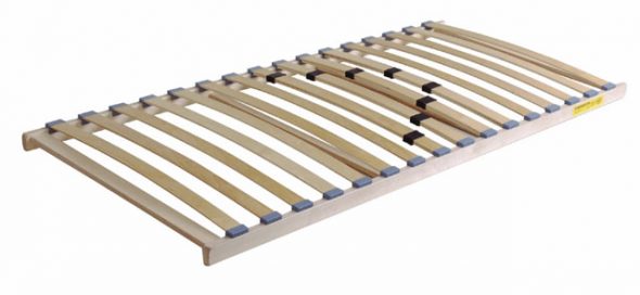 lamellae خشبية مع جبل البلاستيك