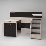 سرير ابيض اسود