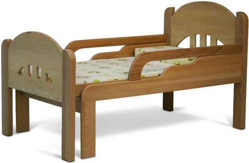 سرير الطفل انزلاق الزان