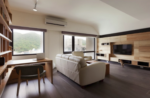 مصمم الأثاث الخشب بساطتها