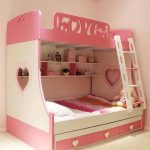 سرير بطابقين أنيق للفتيات