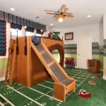 سرير بطابقين مع الشريحة