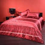 أحمر steg coverlet