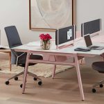 كرسي مكتب رمادي