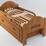 سرير الأطفال انزلاق vrastayka