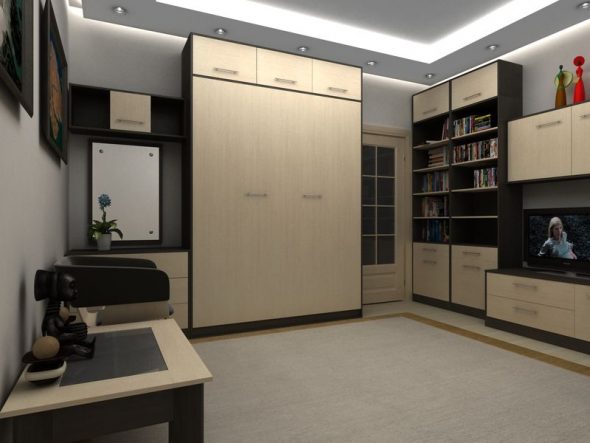 سرير رفع مطوية