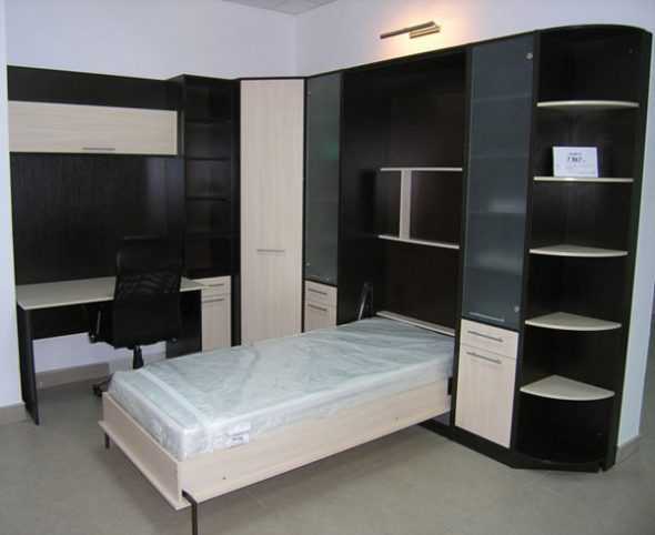 رفع السرير في خزانة