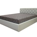 سرير 120 إلى 200 أبيض