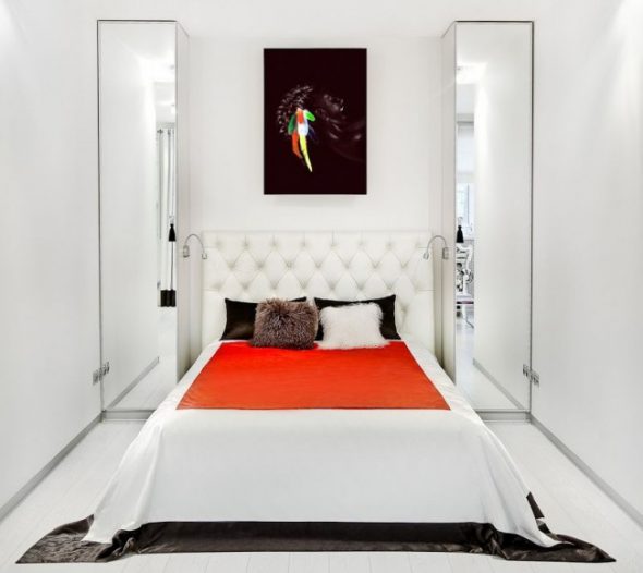 غرفة نوم ضيقة