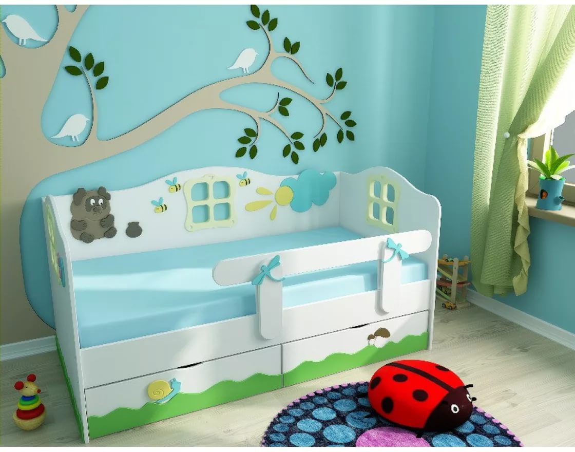 السرير مع ويني ذا بوه