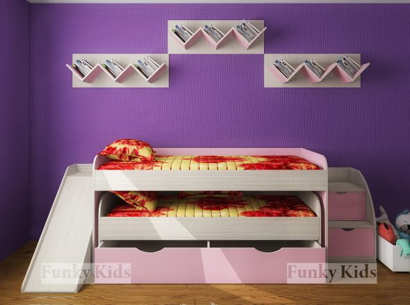 مستويين سرير الاطفال غير تقليدي