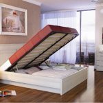 رفع السرير مع خزانة في الطابق السفلي