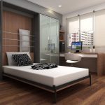 رفع السرير العمودي واحد