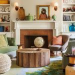 pouf محبوك البيج