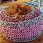 pouf محبوك موتلي