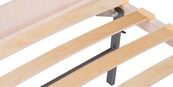 طي سرير العظام مع مرتبة