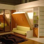 سرير خزانة قابلة للطي