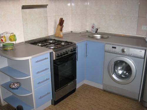 إخفاء الغسالة