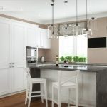 شريط البراز في تصميم المطبخ الكلاسيكي