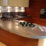 كونترتوب المطبخ مع تنحنح