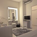 طاولة مكياج زجاجية