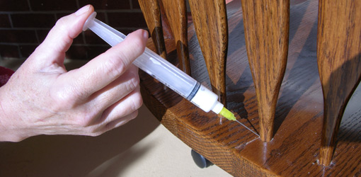 كرسي صب الغراء