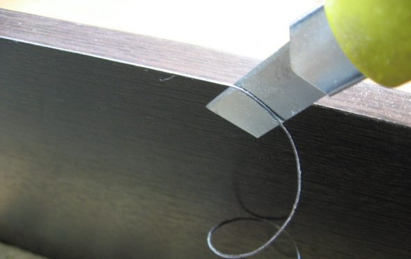 إزالة حافة السكين