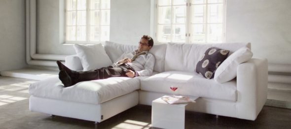 أريكة سرير زاوية مع آلية قابلة للطي