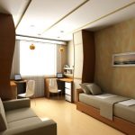 غرفة ضيقة التصميم الداخلي