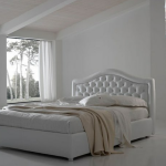 سرير وظيفي مع آلية رفع لورا من الجلد البيئي