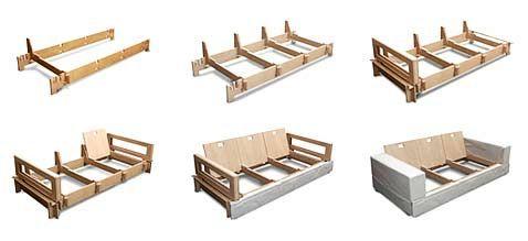 كيفية تفكيك أريكة الزاوية