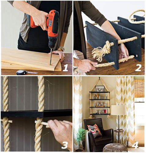 أرفف الكتب تفعل ذلك بنفسك