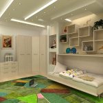 السرير غير مرئية