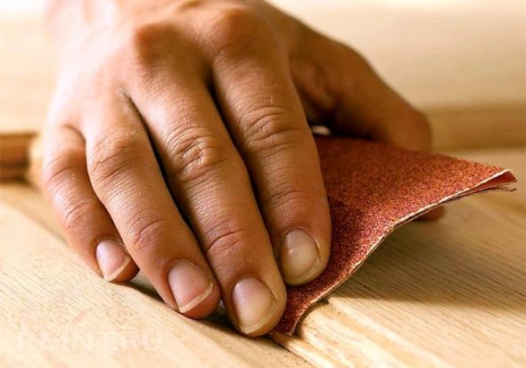 الصنفرة للخشب