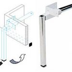 الساقين دوارة وقابلة للطي