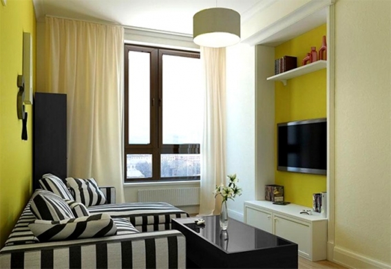 ترتيب غرفة نوم ضيقة