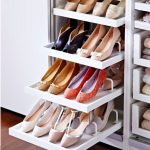 علب الأحذية مع رفوف منزلقة