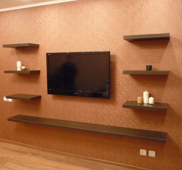 أرفف للزهور تفعل ذلك بنفسك على الحائط