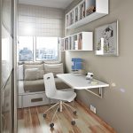 وضع الأثاث في غرفة ضيقة للأطفال