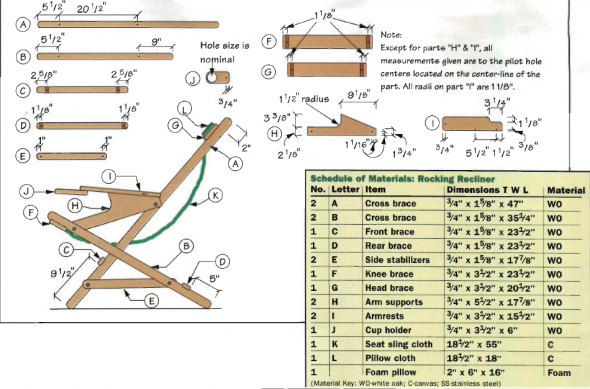كرسي قابلة للطي محلية الصنع