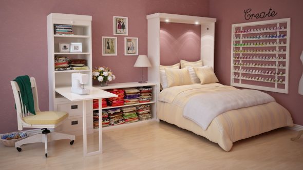 سرير خزانة إلسا