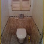 خزانة مرحاض مع أبواب قابلة للإزالة