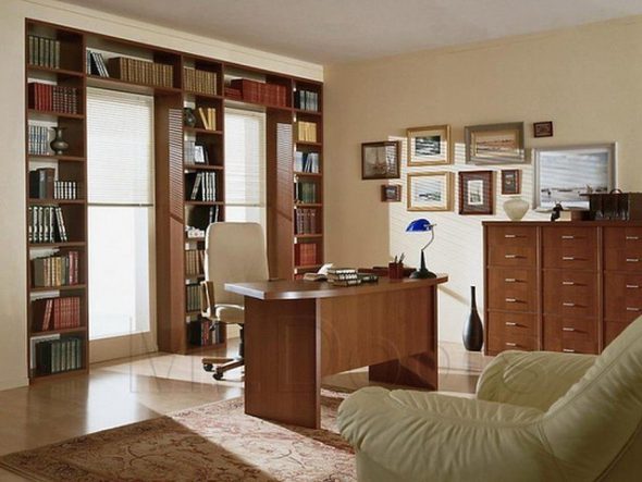 خزائن حول النافذة