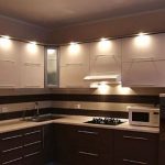 التصميم الحديث لمجموعة المطبخ